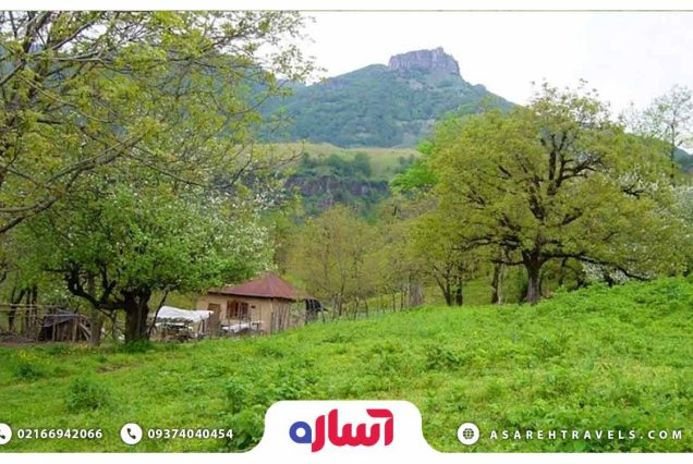 تور روستای گیلده و آبشار زمرد حویق - آساره تراول
